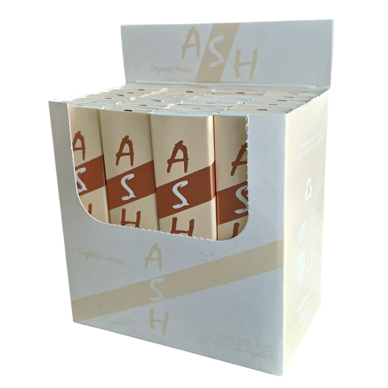 Ash 24 Oraganic Hemp King Size Slim Ultra Thin Papers
