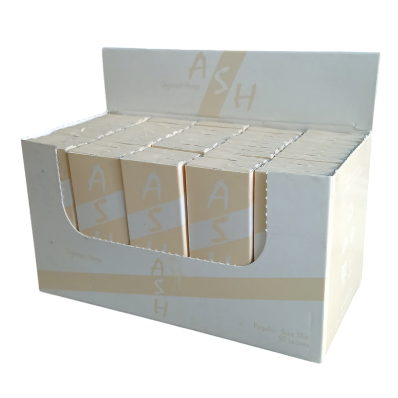 Ash 50 Oraganic Hemp Regular Size Slim