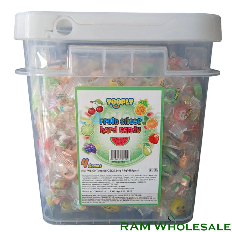 Yooply Fruit Slices Hard Candy 4g / 684 pcs
