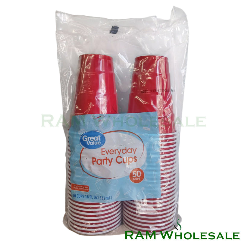 Great Value Red Cups