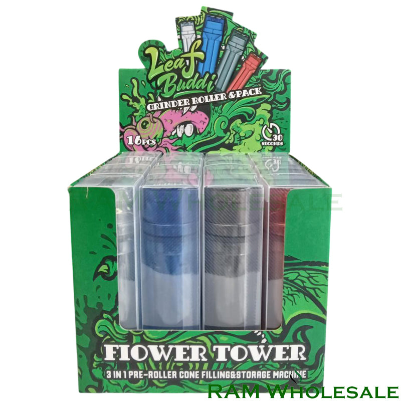 Leaf Buddie Grinder Roller and Pack 16pc