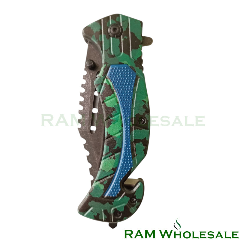 Green Camouflage Knife