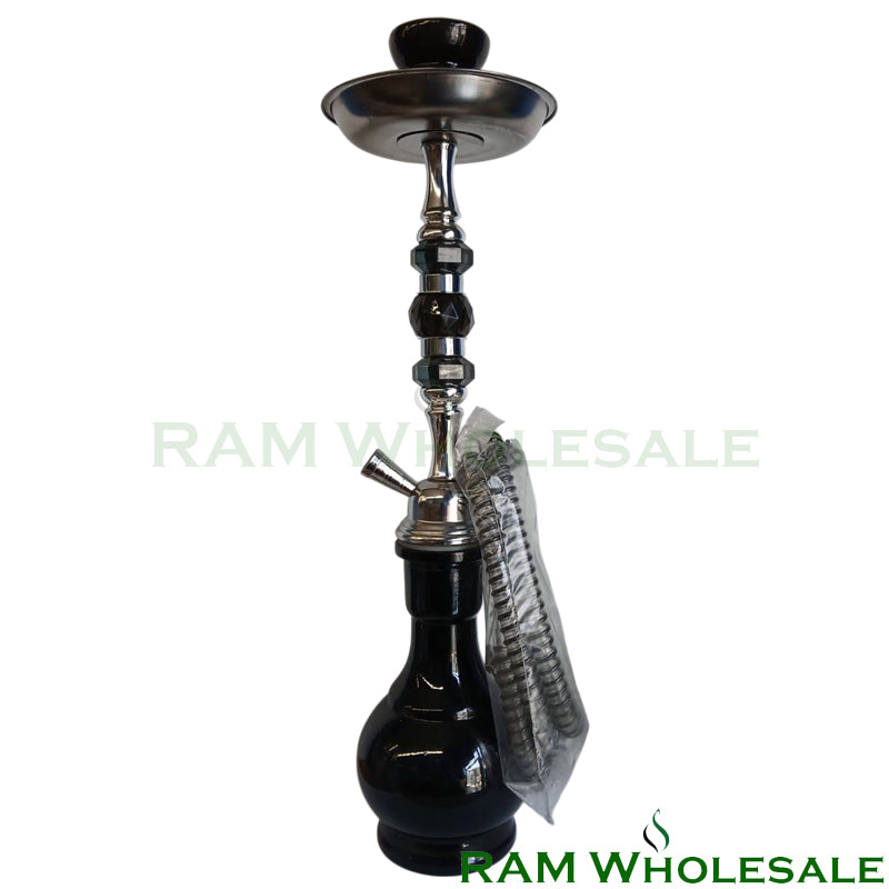 18" Black Single Hose Hookah
