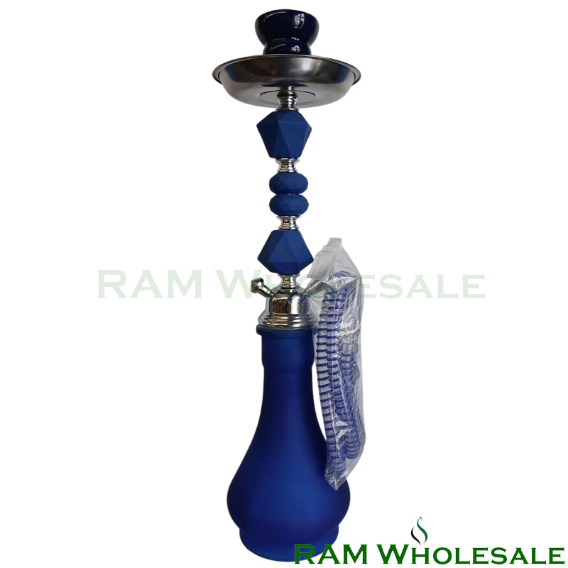 18" Blue Single Hose Hookah