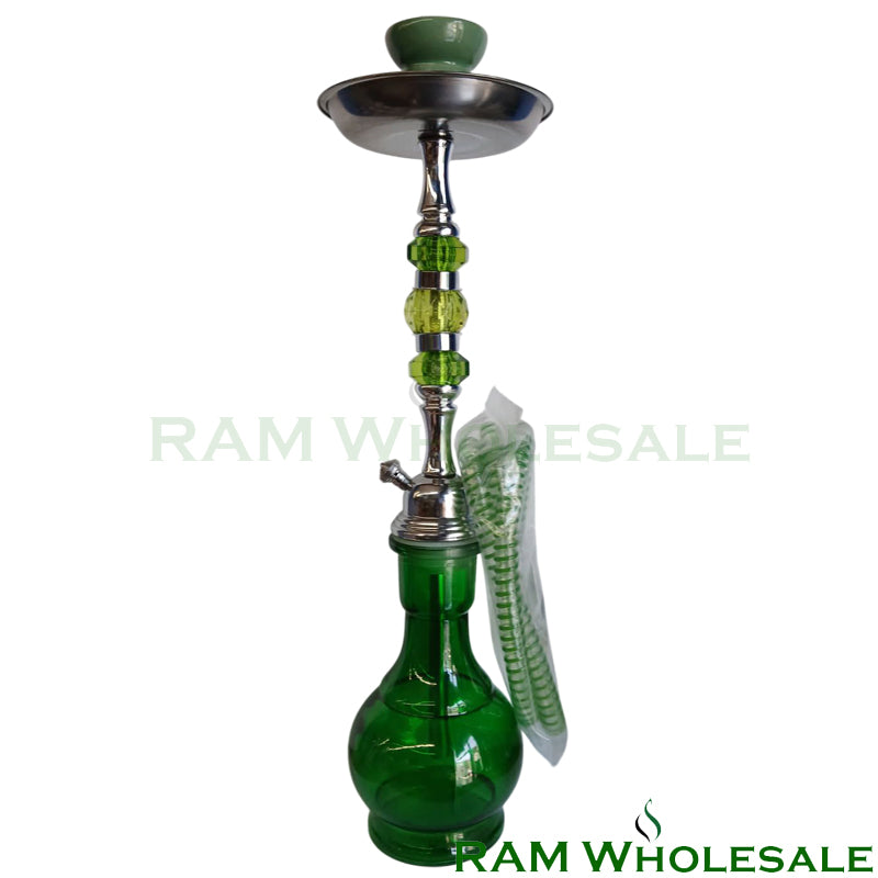 18" Green Single Hose Hookah