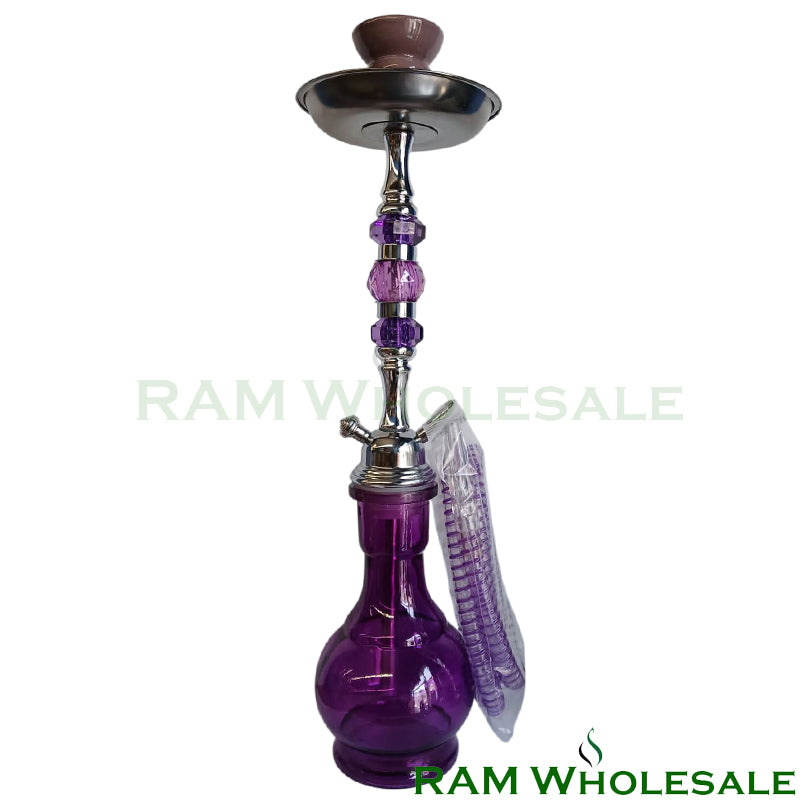 18" Purple Single Hose Hookah