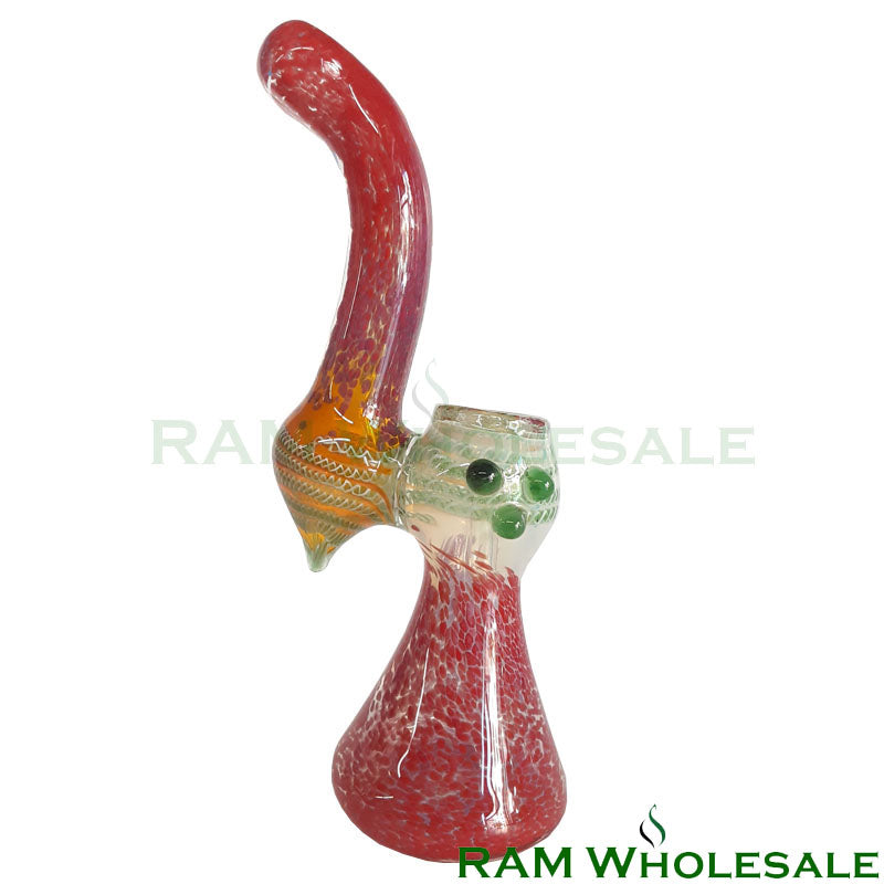 7" Red Frit Bubblers