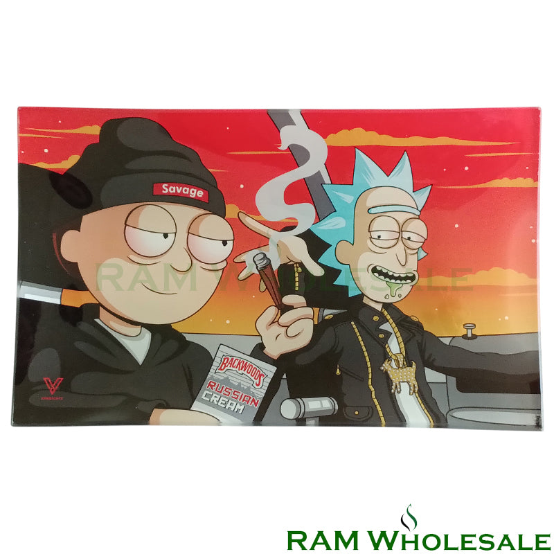 Glass Rolling Tray Dirty Ridin'