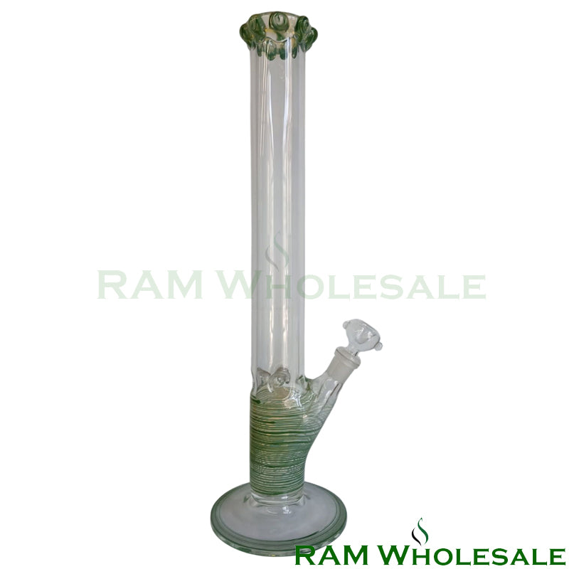 18" Green Straight Shooters Waterpipe - WP18002