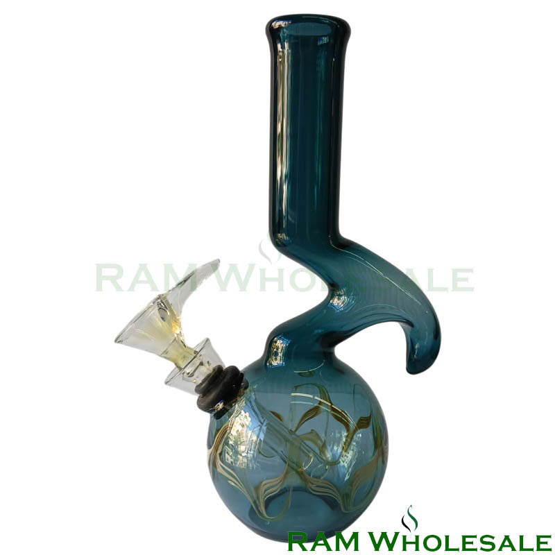 7" Teal Waterpipe - WP7007