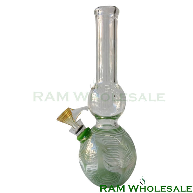 7" Green Waterpipe - WP7015