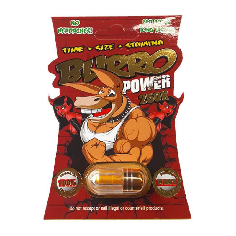 Burro Power 250k Single Pill 24pk per box