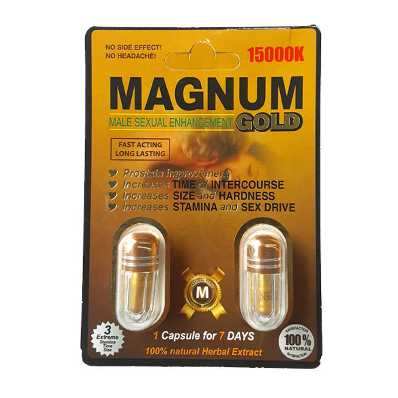 Magnum Gold 15k Double Pill 24pk per box