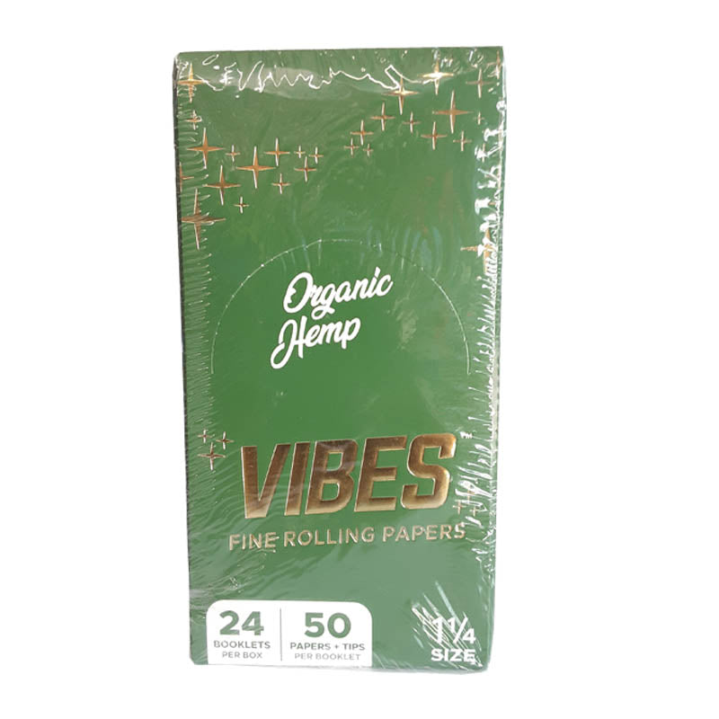 Vibes Organic Hemp Papers 1 1/4 Size 24/50