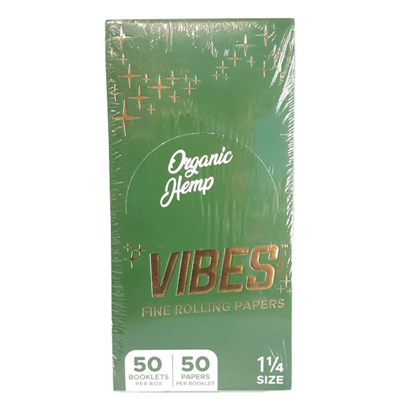 Vibes Organic Hemp Papers 1 1/4 Size 50/50