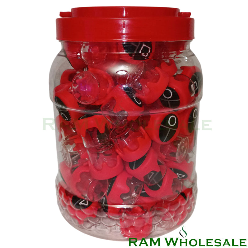 Silicone SG Glass Containers 100pc
