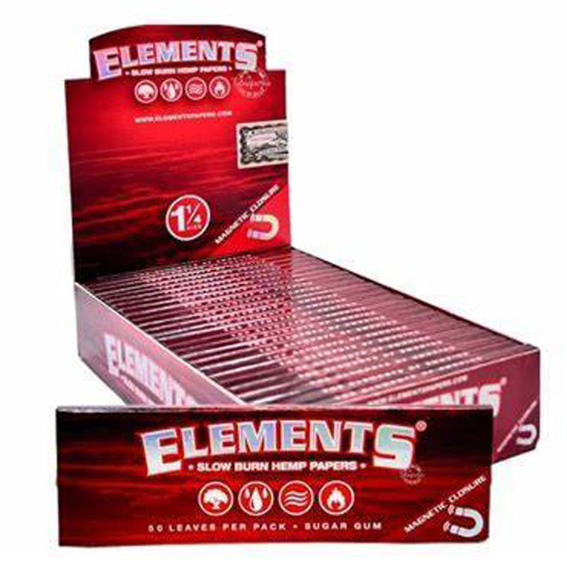 Elements Ultra Thin 1 1/4 Red Box
