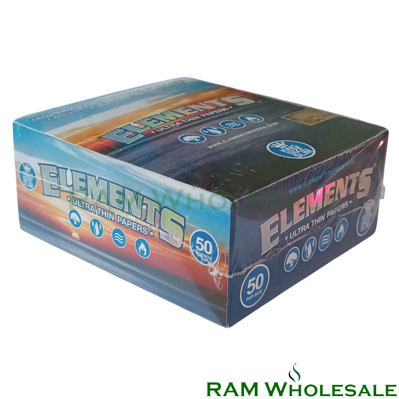 Elements Kingsize Slim Ultra Thin Papers 50 per Box