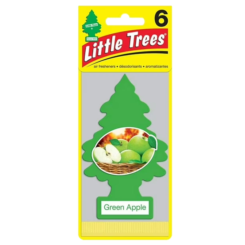 Little Trees Air Fresheners - Green Apple 24pk