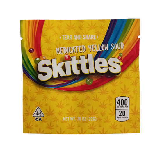 Medicated Yellow Sour Skittles