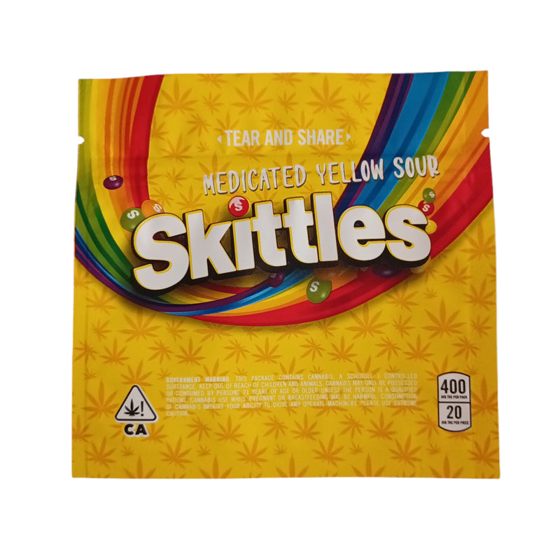 Medicated Yellow Sour Skittles