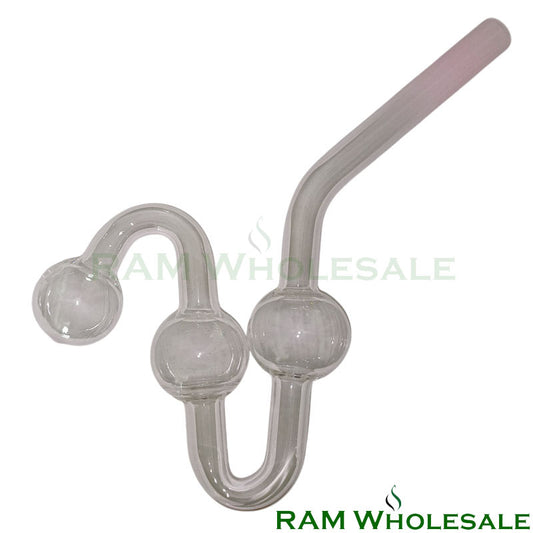 Pink & Clear Water Dog Oil Pipe