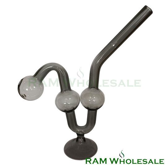 Gray Water Dog with Stand Oil Pipe