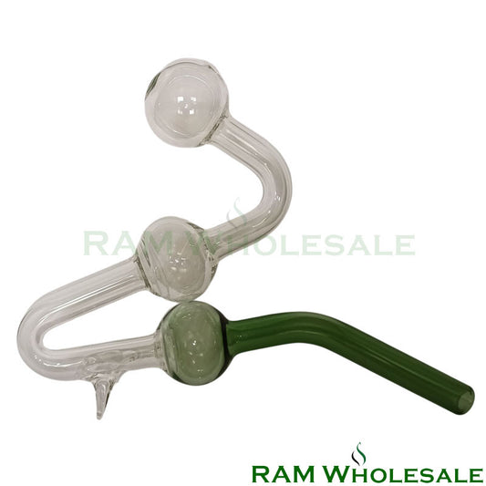 Green Water Dog with Feet Oil Pipe