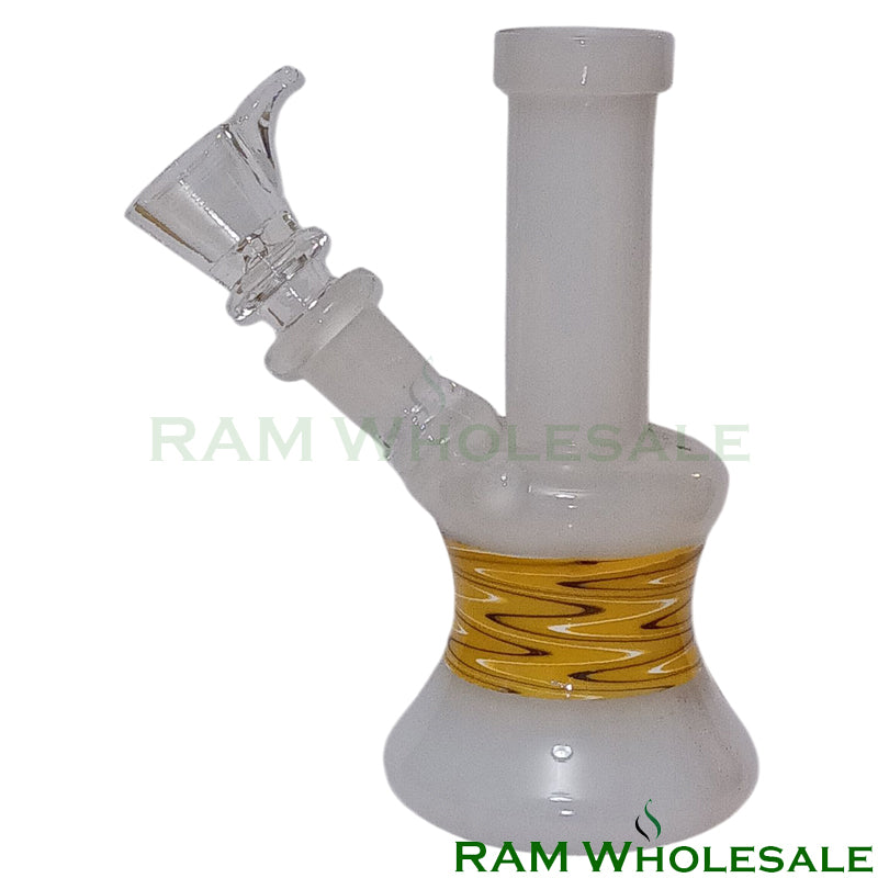 4.5" Small White Waterpipe