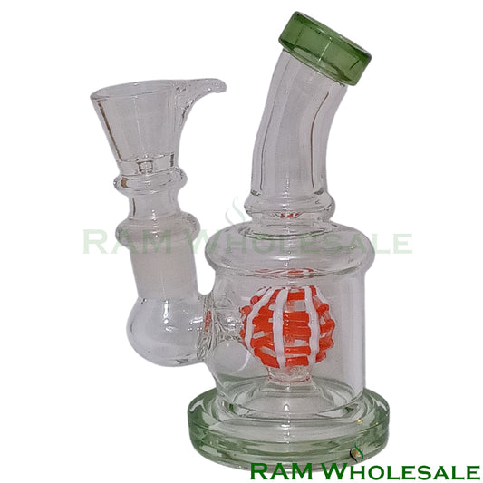 4.5" Small Green Color Waterpipe