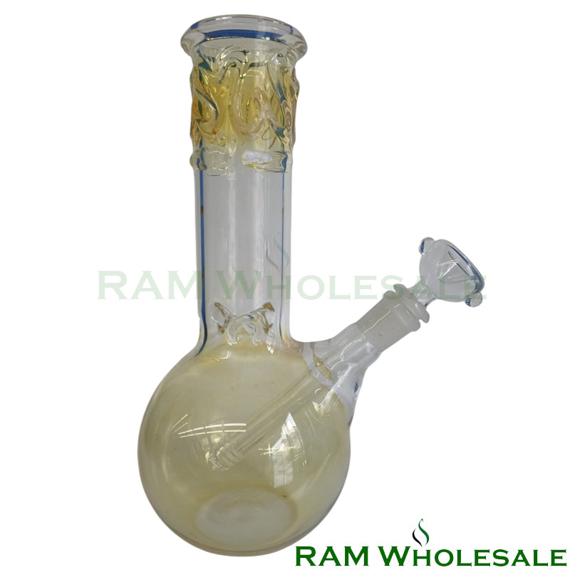 10" Gold Fume Bubble Waterpipe