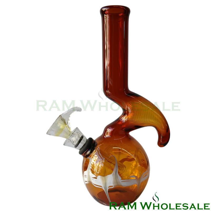 7" Amber Waterpipe - WP7002