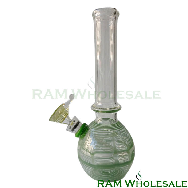 7" Green Waterpipe - WP7009