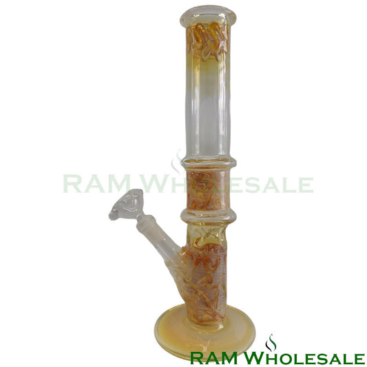 14"Yellow Color Straight Water Pipes