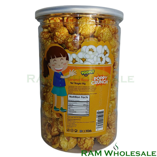 Yooply Poppy Crunch Popcorn Caramel Flavor