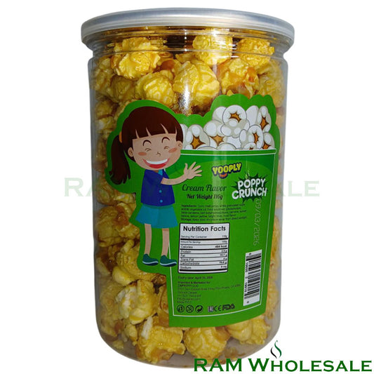 Yooply Poppy Crunch Popcorn Cream Flavor