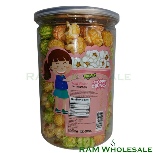 Yooply Poppy Crunch Popcorn Fruit Flavor