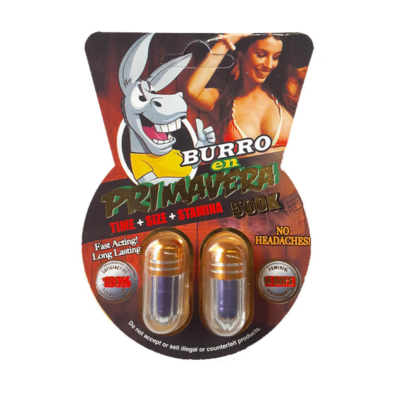 Burro En Primavera 500k Double Pill 24pk per box