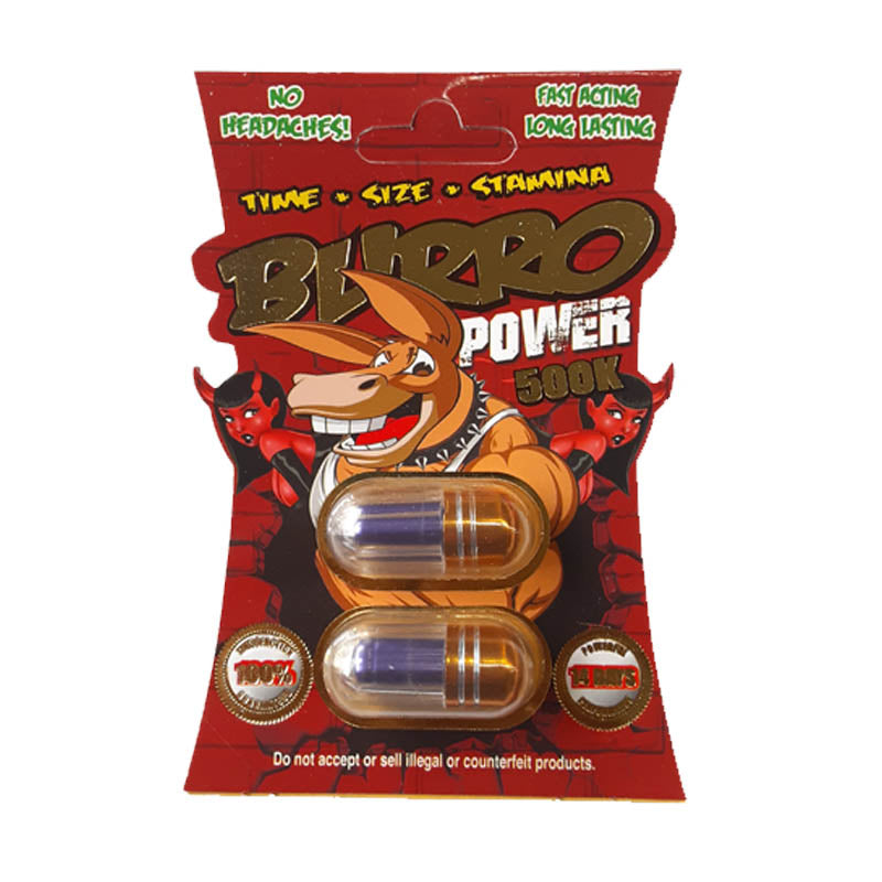 Burro Power 500k Double Pill 24pk per box