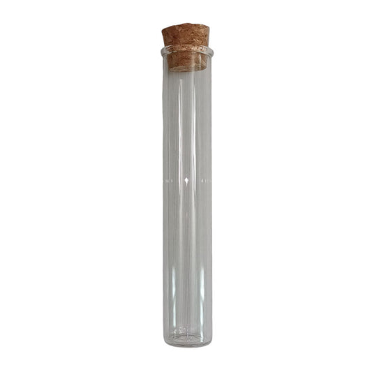 Glass Tube 120mm Cork Top 24pk