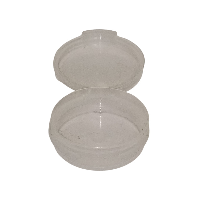 1-inch Round Plastic Container 100 pieces per bag