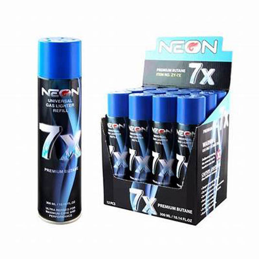 NEON 7x Butane 12pcs