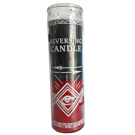 Prayer Candle - Reversing Candle Black & Red