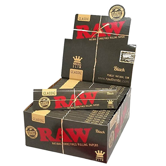 RAW Kingsize Classic Black 50 per box