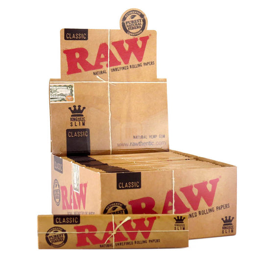 RAW Kingsize Slim Classic 50 pk