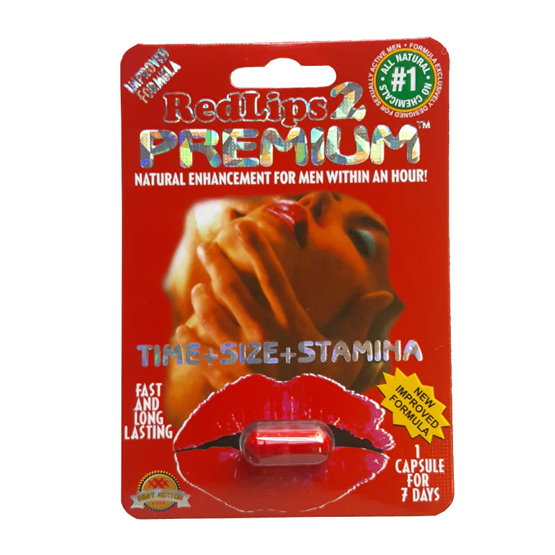 RedLips 2 Premium Single Pill 24pk per box