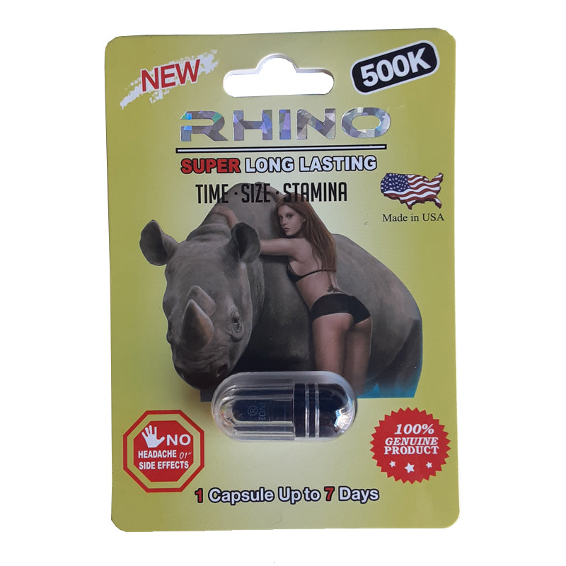 Rhino 500k Single Pill 24pk per box