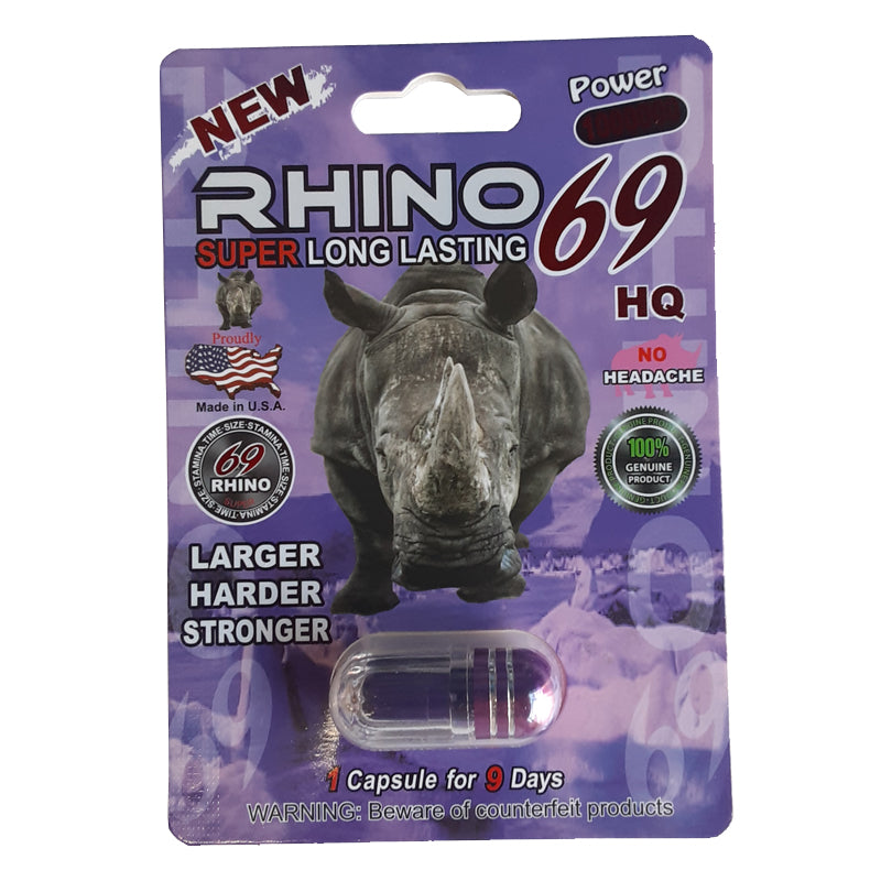 Rhino 69 HQ 1,000,000 Single Pill 24pk per box