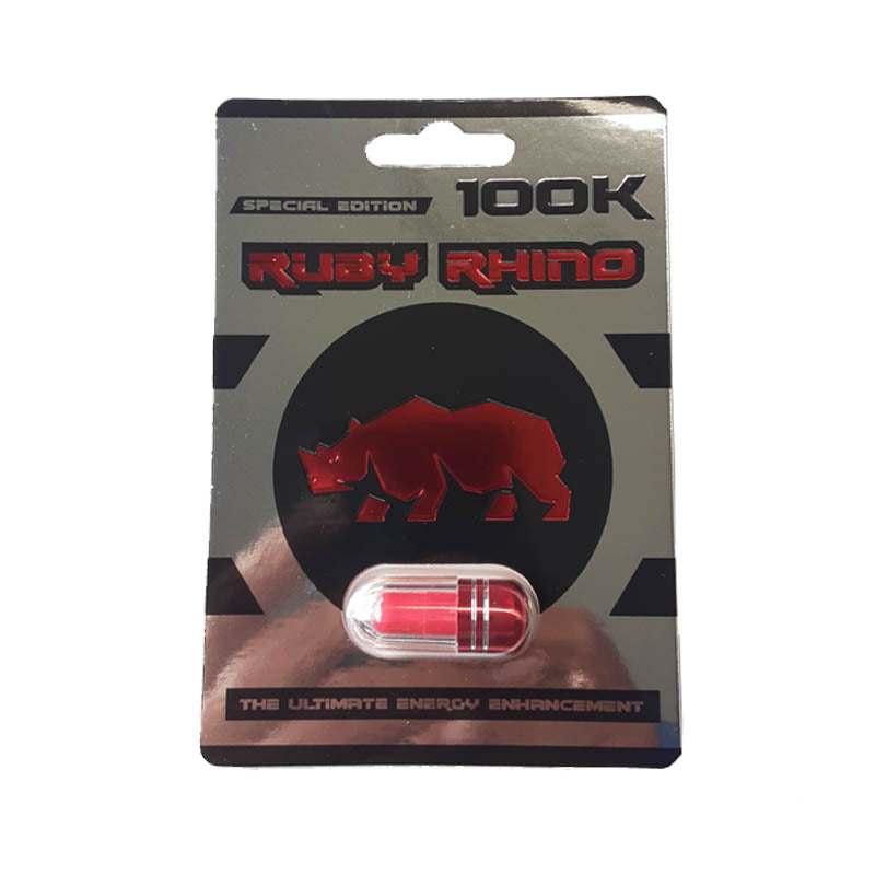 Rhino Ruby 100k Single Pill 24pk per box