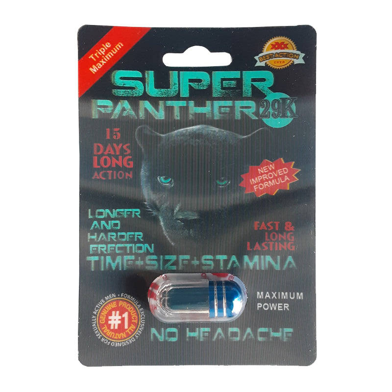 Super Panther 29k Single Pill 24pk per box
